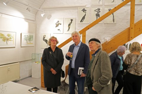 Impressionen der Vernissage von Dieter Huthmacher am 4.10.2024