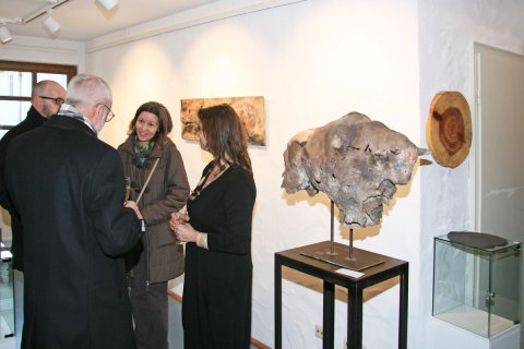 Impressionen der Vernissage von Ule Ewelt am 21.01.2018