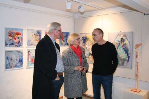 Impressionen der Vernissage von Stefan Noss am 09.03.2018