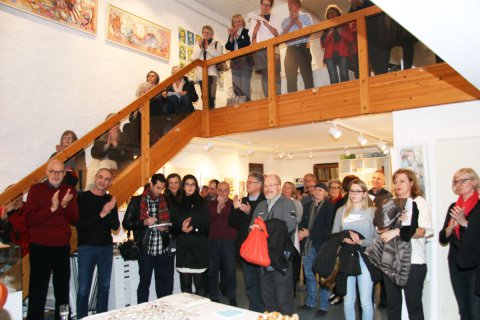 Impressionen der Vernissage von Václav Pokorný am 09.03.2018