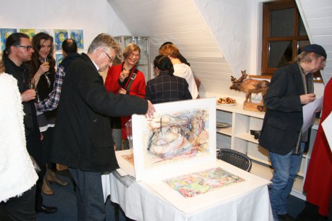 Impressionen der Vernissage von Stefan Noss am 09.03.2018