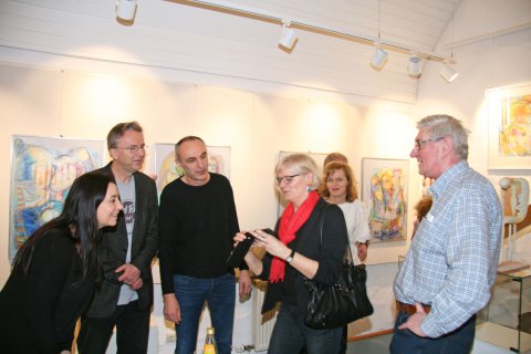 Impressionen der Vernissage von Stefan Noss am 09.03.2018