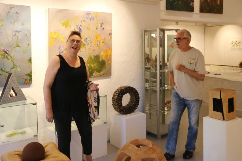 Impressionen der Vernissage von Jürgen Elwert am 30. Mai 2025