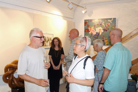 Impressionen der Vernissage von Jürgen Elwert am 30. Mai 2025