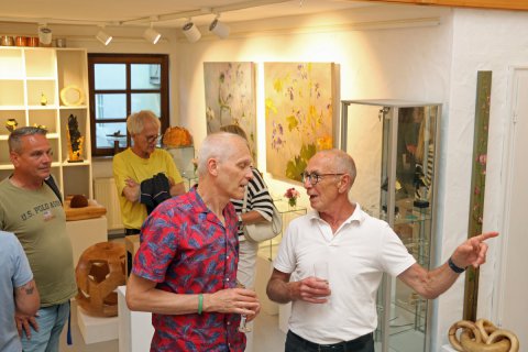 Impressionen der Vernissage von Michael Weick am 30. Mai 2025