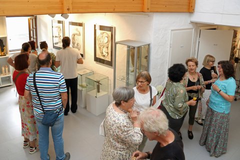 Impressionen der Vernissage von Alina Iftime am 6. Juli 2025