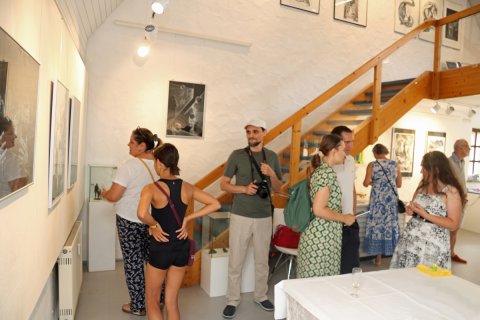 Impressionen der Vernissage von Alina Iftime am 6. Juli 2025