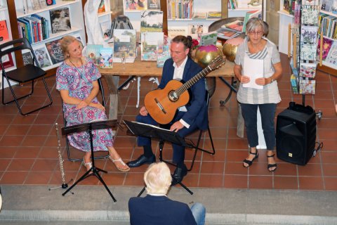 Impressionen der Vernissage von Dieter Huthmacher am 1. August 2025