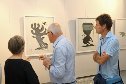 Impressionen der Vernissage von Dieter Huthmacher am 1. August 2025