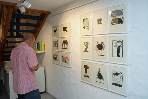 Impressionen der Vernissage von Dieter Huthmacher am 1. August 2025
