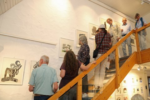 Impressionen der Vernissage von Dieter Huthmacher am 1. August 2025