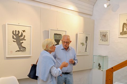 Impressionen der Vernissage von Dieter Huthmacher am 1. August 2025