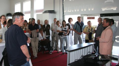 Impressionen der Vernissage von Joachim Lehrer - Kunst im Meilenwerk