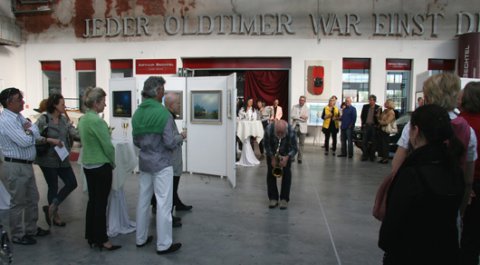 Impressionen der Vernissage von Joachim Lehrer - Kunst im Meilenwerk