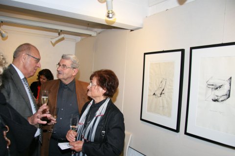 Impressionen der Vernissage von Michaela A. Fischer am 18.10.2013