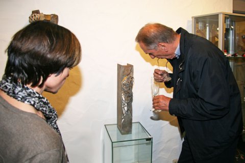 Impressionen der Vernissage von Michaela A. Fischer am 18.10.2013