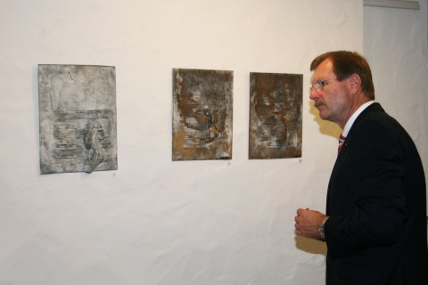 Impressionen der Vernissage von Michaela A. Fischer am 18.10.2013