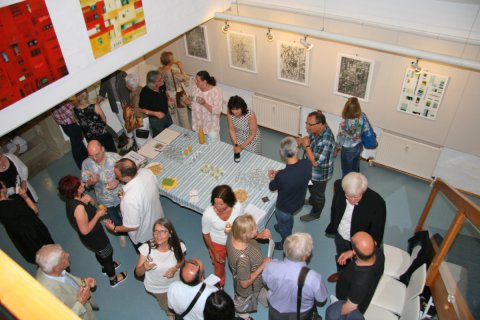 Impressionen der Vernissage von Brigitte Nowatzke-Kraft am 10.06.2016