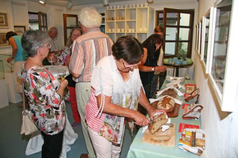 Impressionen der Vernissage von Sabine Frank am 26.08.2016