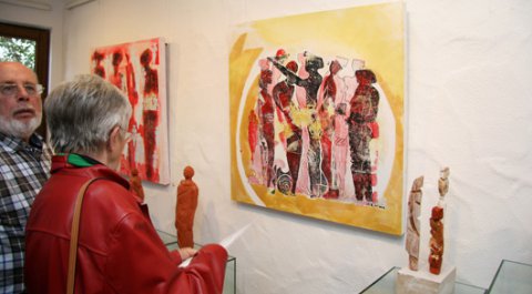 Impressionen der Vernissage von Roswitha Zimmerle am 28.06.2013 Impressionen der Vernissage von Roswitha Zimmerle am 28.06.2013