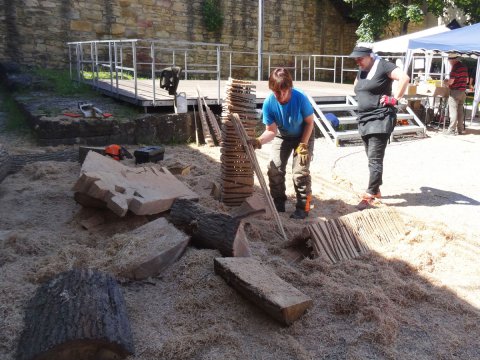 Impressionen vom Bildhauersymposium Marbach 2016 Impressionen vom Bildhauersymposium Marbach 2016