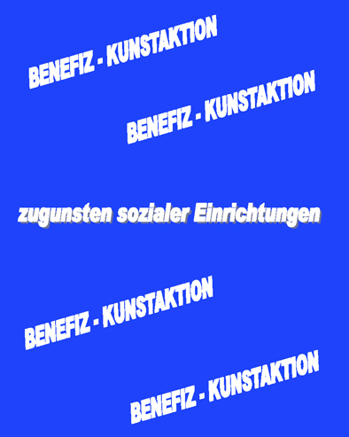 Scheckübergabe der Benefiz-Kunstaktion zugunsten sozialer Einrichtungen